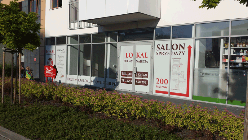 oklejanie witryn Wrocław