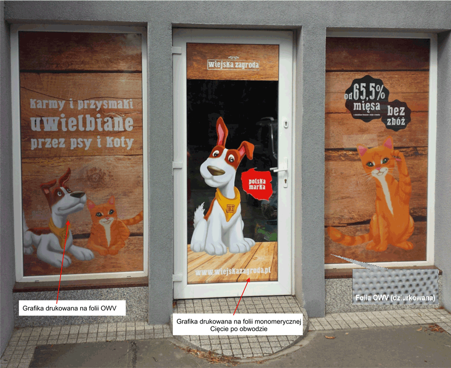 oklejanie witryn Wroclaw