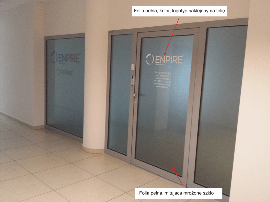 oklejanie witryn Wroclaw