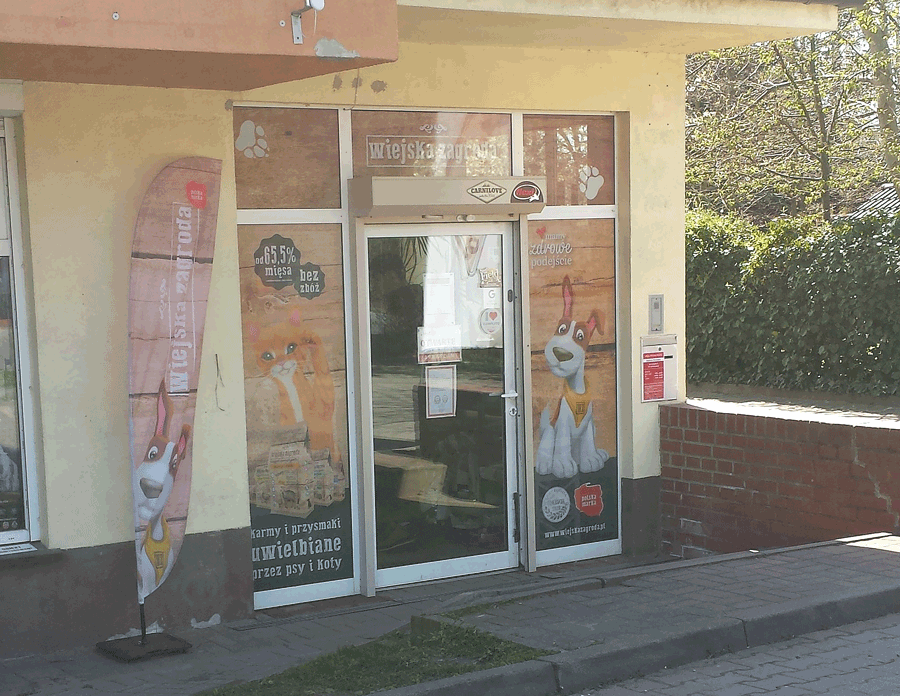 oklejanie witryn Wroclaw cennik