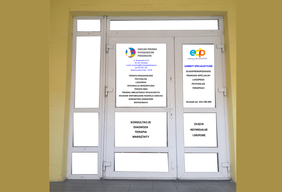 oklejanie witryn Wroclaw