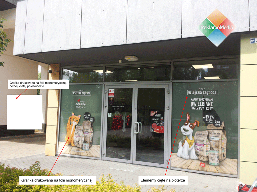 Oklejanie witryn Wroclaw