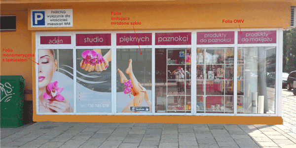 oklejanie witryn Wroclaw